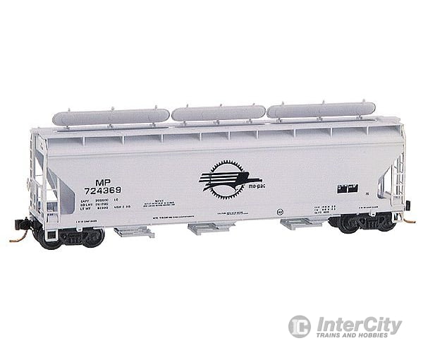 Micro Trains N 94190 3-Bay Acf Center Flow Covered Hopper W/ Elongated Hatches -- Missouri Pacific