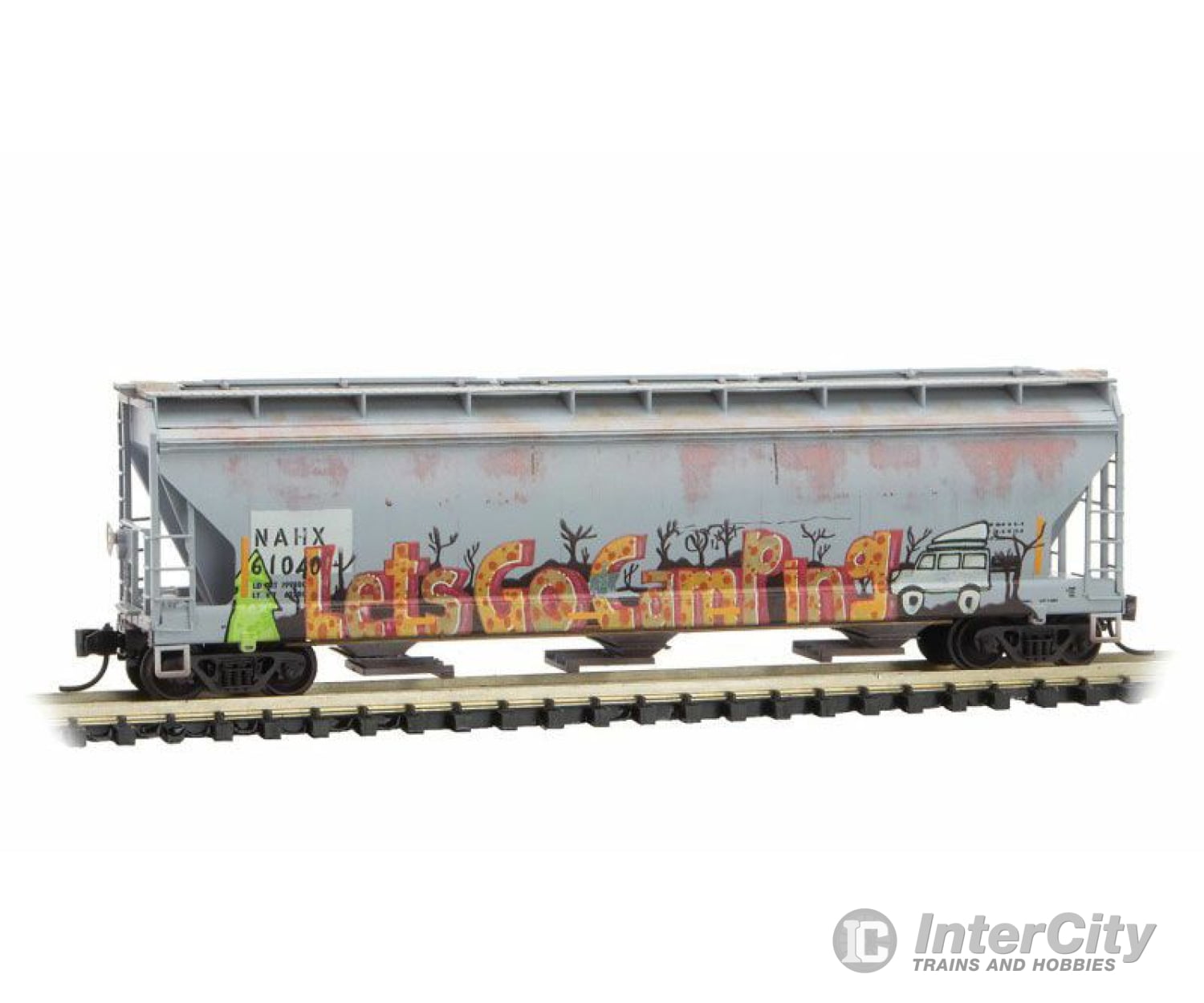 Micro Trains N 9444650 Acf 3-Bay Center Flow Covered Hopper With Elongated Hatches - Ready To Run --