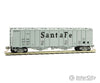 Micro Trains N 9800091 50 Airslide Covered Hopper - Ready To Run -- Santa Fe 310594 (Gray Black