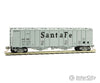 Micro Trains N 9800092 50 Airslide Covered Hopper - Ready To Run -- Santa Fe 310679 (Gray Black