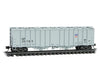 Micro Trains N 9800131 50 Airslide Covered Hopper - Ready To Run -- Union Paciifc #20580 (Gray Small
