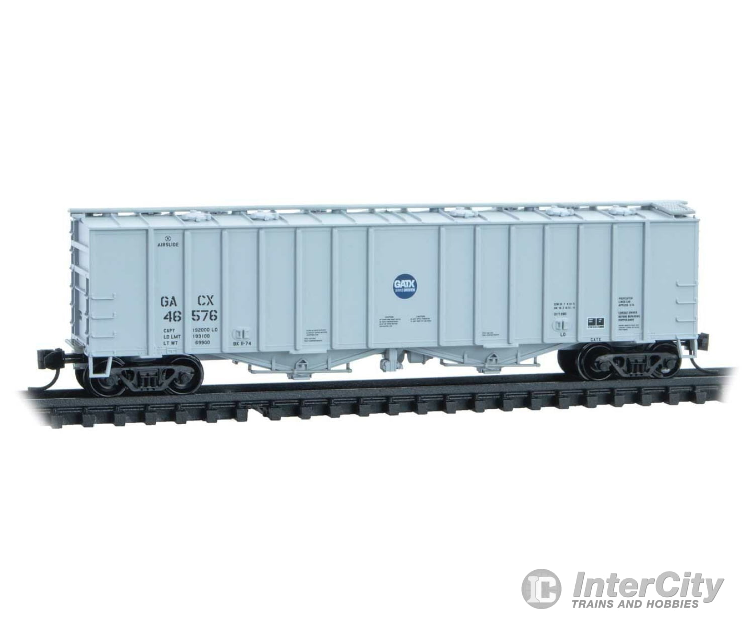 Micro Trains N 9800201 50 Airslide Covered Hopper - Ready To Run -- General American Transportation