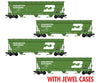 Micro Trains N 98300226 Acf 3-Bay Center Flow Hopper 3-Pack - Ready To Run Jewel Case Burlington