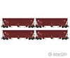 Micro Trains N 98300237 ACF 3-Bay Center Flow Covered Hopper with Elongated Hatches - Santa Fe #314399 314534 314400