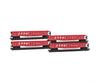 Micro Trains N 98300239 50’ Gondola w/Fishbelly Sides & Drop-Ends 4-Pack - Canadian Pacific #340213 340278 340330