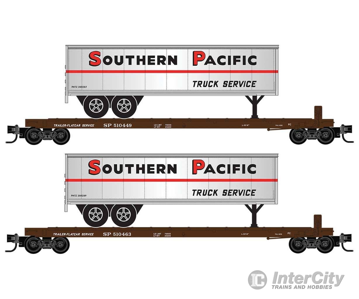Micro Trains N 98302280 Southern Pacific TOFC 2-Pack SP #2 Freight Cars