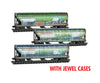 Micro Trains N 98305077 Hopper 3-Pk Wthrd Mrl Freight Cars