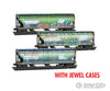 Micro Trains N 98305077 Hopper 3-Pk Wthrd Mrl Freight Cars