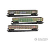 Micro Trains N 98305090 50’ 15-Panel Fixed-End Gondola 3-Pack - Burlington Northern #559637 559640 559649 (Weathered