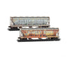 Micro Trains N 98305105 The Andersons Company ex-Wagner Mills Weathered 2-Pack Freight Cars
