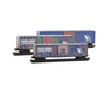 Micro Trains N 983105108 50’ Rib-Side Single-Door Boxcar No Roofwalk 3-Pack - Montana Rail Link #100980 100982 100989