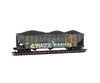 Micro Trains HO Scale 983105112 100-Ton 3-Bay Open Hopper Rib Sides w/Coal Load 2-Pack Set - WLE #3526 #50736 (black