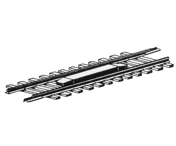 Micro Trains N 98800173 Permanent Uncoupler Magnet -- Mounted In Code 80 Track Section Accessories