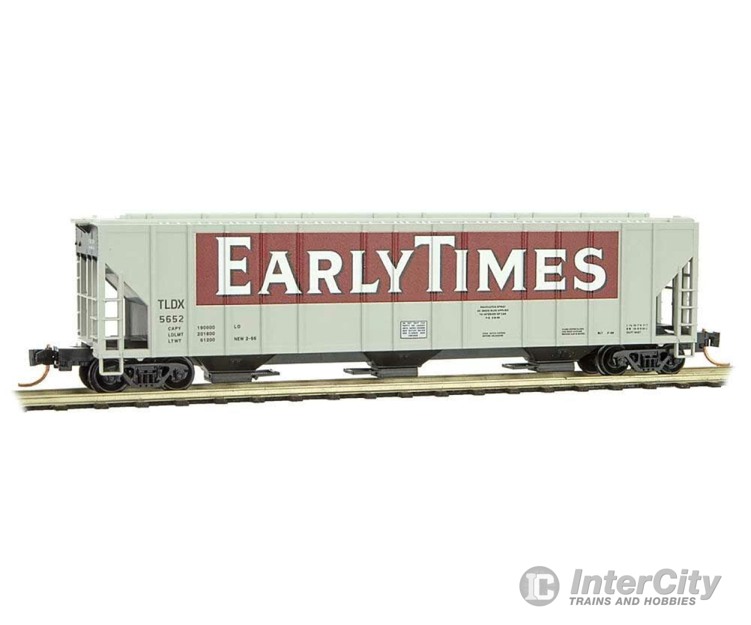 Micro Trains N 9900190 Evans 100-Ton 3-Bay Covered Hopper - Ready To Run -- Early Times Tldx 5652