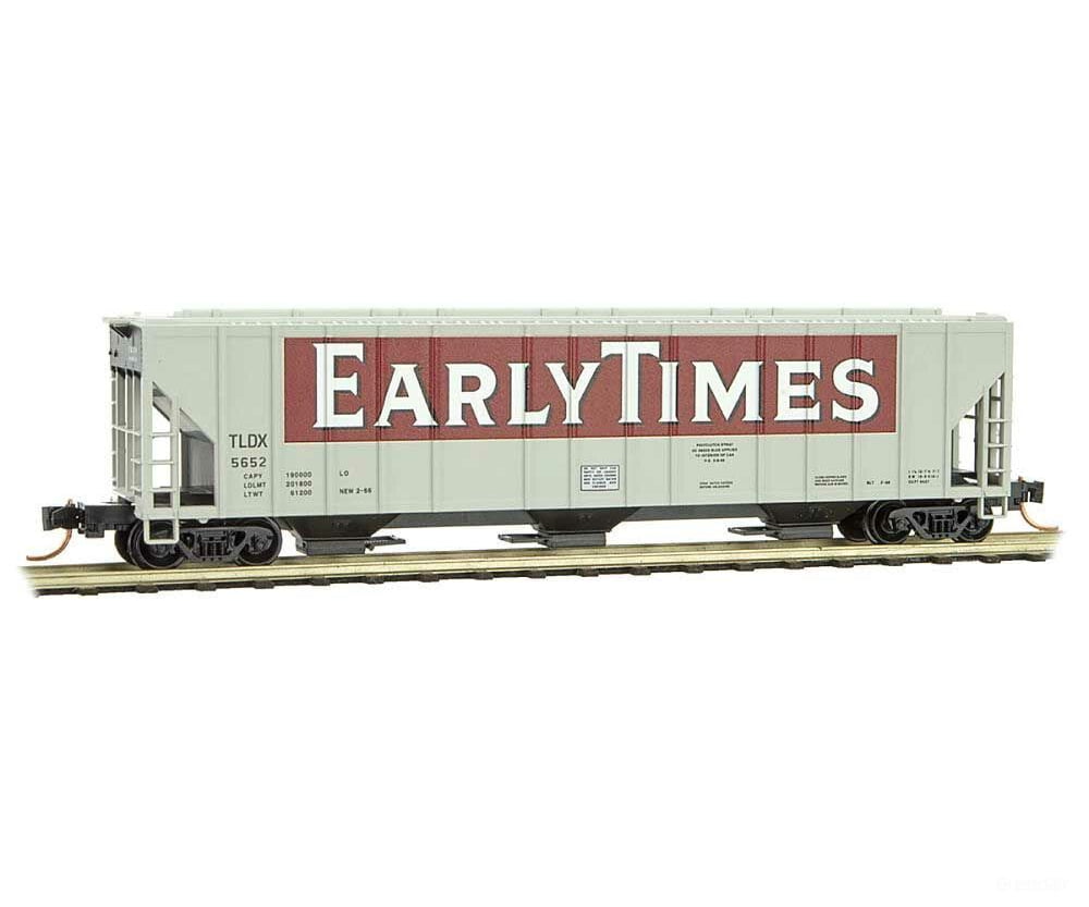 Micro Trains N 9900190 Evans 100-Ton 3-Bay Covered Hopper - Ready To Run -- Early Times Tldx 5652