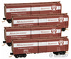 Micro Trains N 99300105 40 Usra Steel Boxcar 4-Car Runner Pack - Ready To Run -- Pennsylvania