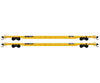 Micro Trains N 99302205 894 Flatcar 2-Pack - Ready To Run -- Ttx Fttx #922046 922149 (Yellow Black)