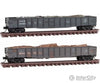 Micro Trains N 99305960 50 15-Panel Fixed-End Gondola With Load 2-Pack - Ready To Run Baltimore &