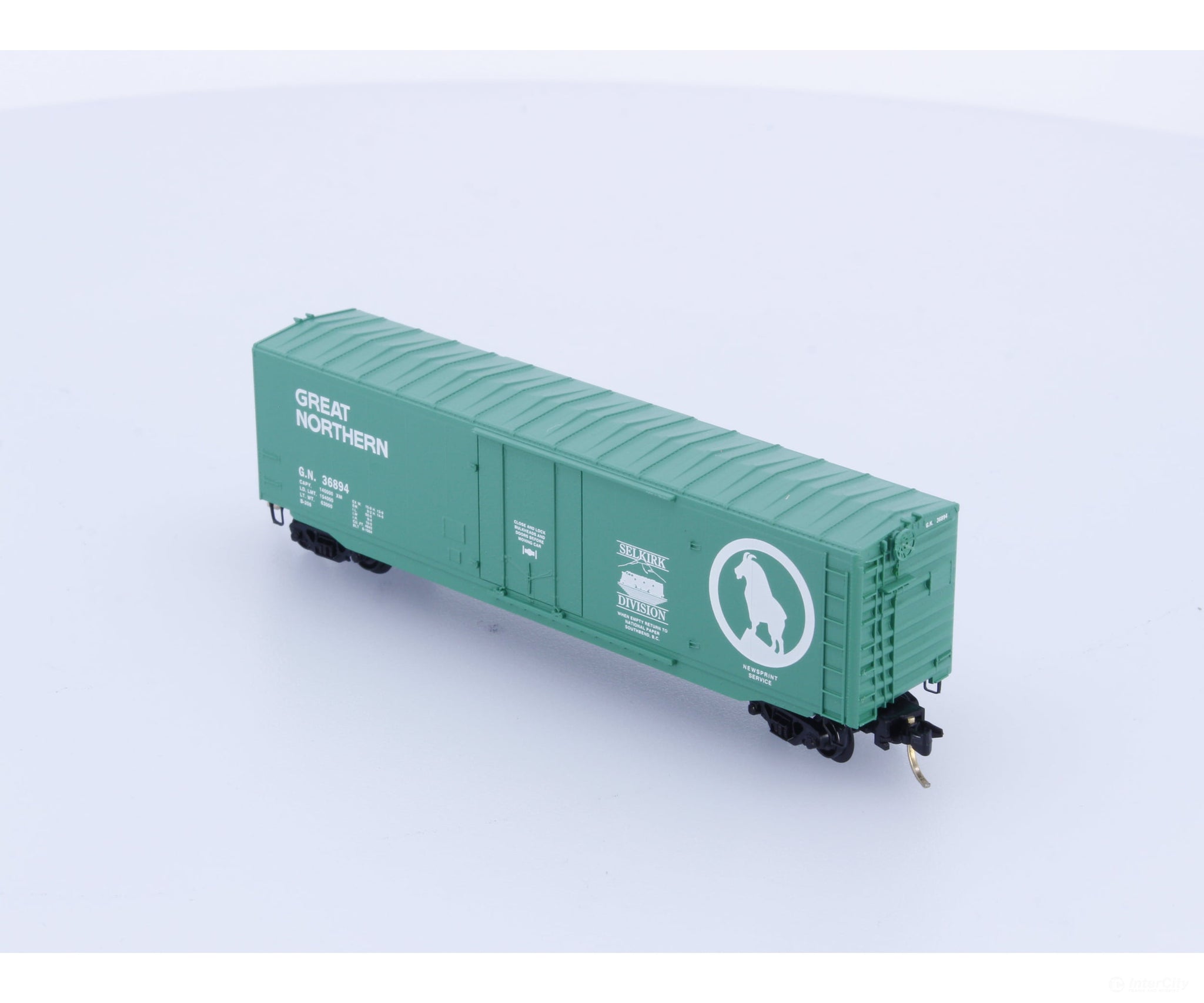Micro Trains N Special Run Brian Morgan’s Selkirk Division 50 Foot Plug Door Boxcar Great