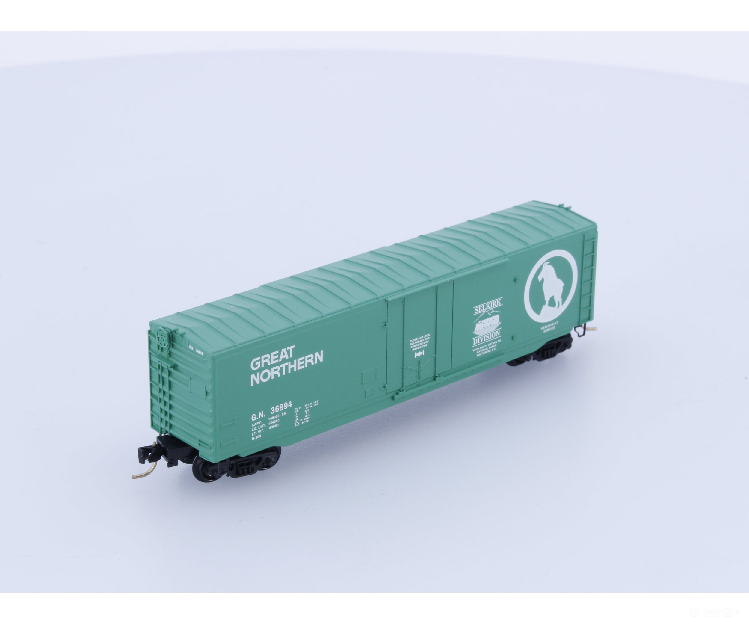 Micro Trains N Special Run Brian Morgan’s Selkirk Division 50 Foot Plug Door Boxcar Great