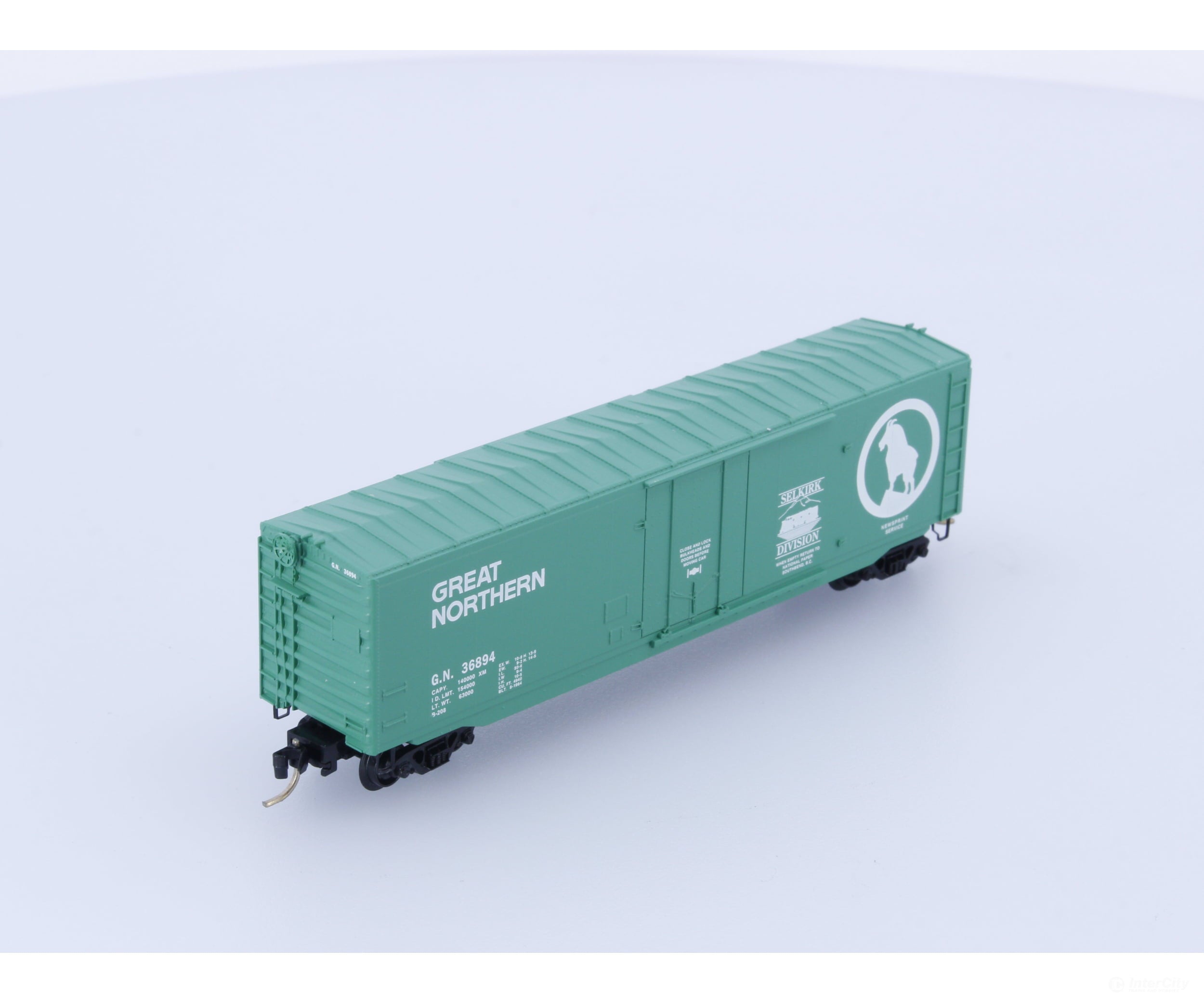 Micro Trains N Special Run Brian Morgan’s Selkirk Division 50 Foot Plug Door Boxcar Great