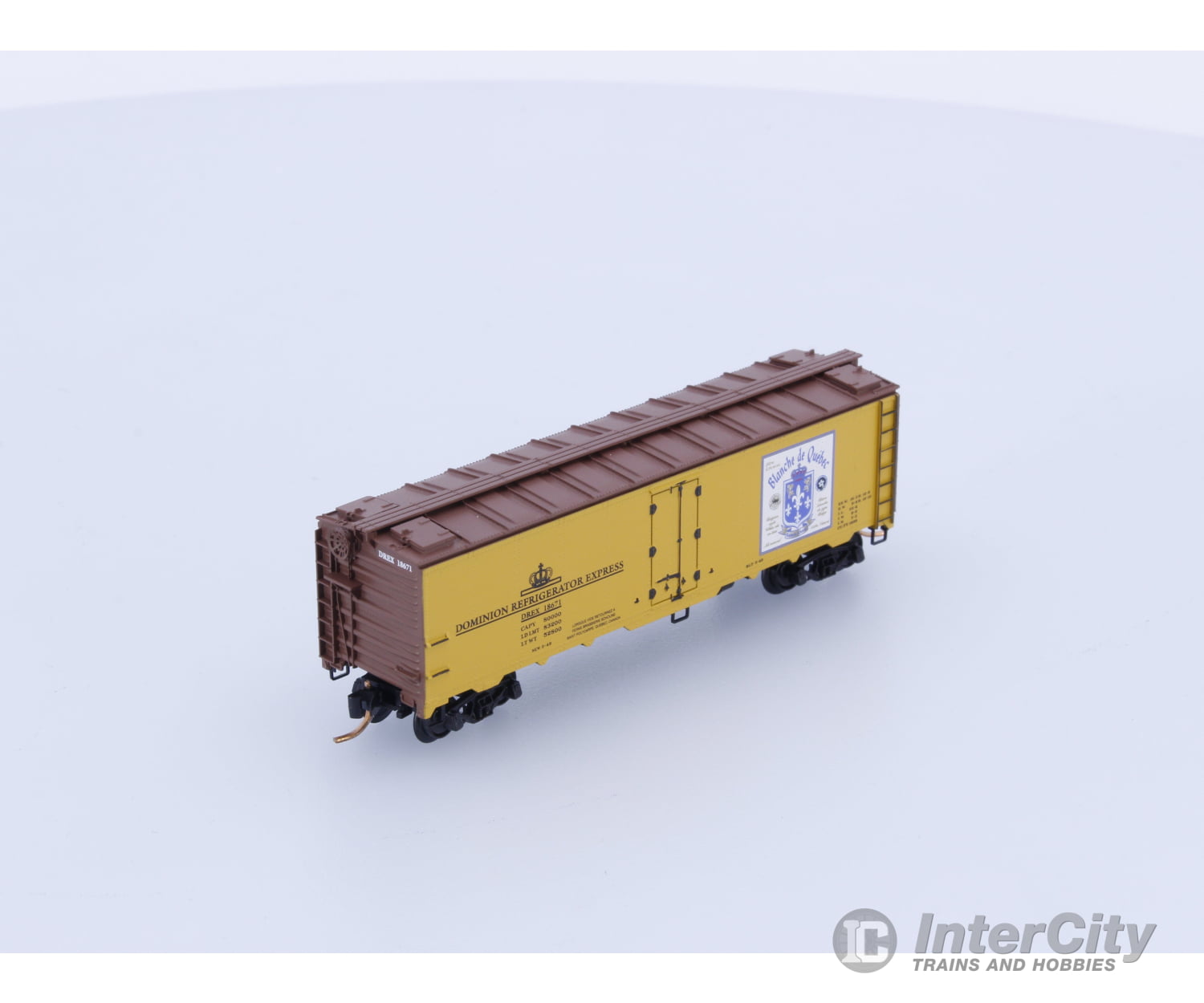 Micro Trains Pns-17 N Dominion Refrigerator Express Blanche De Quebec 18671 (#1) Freight Cars