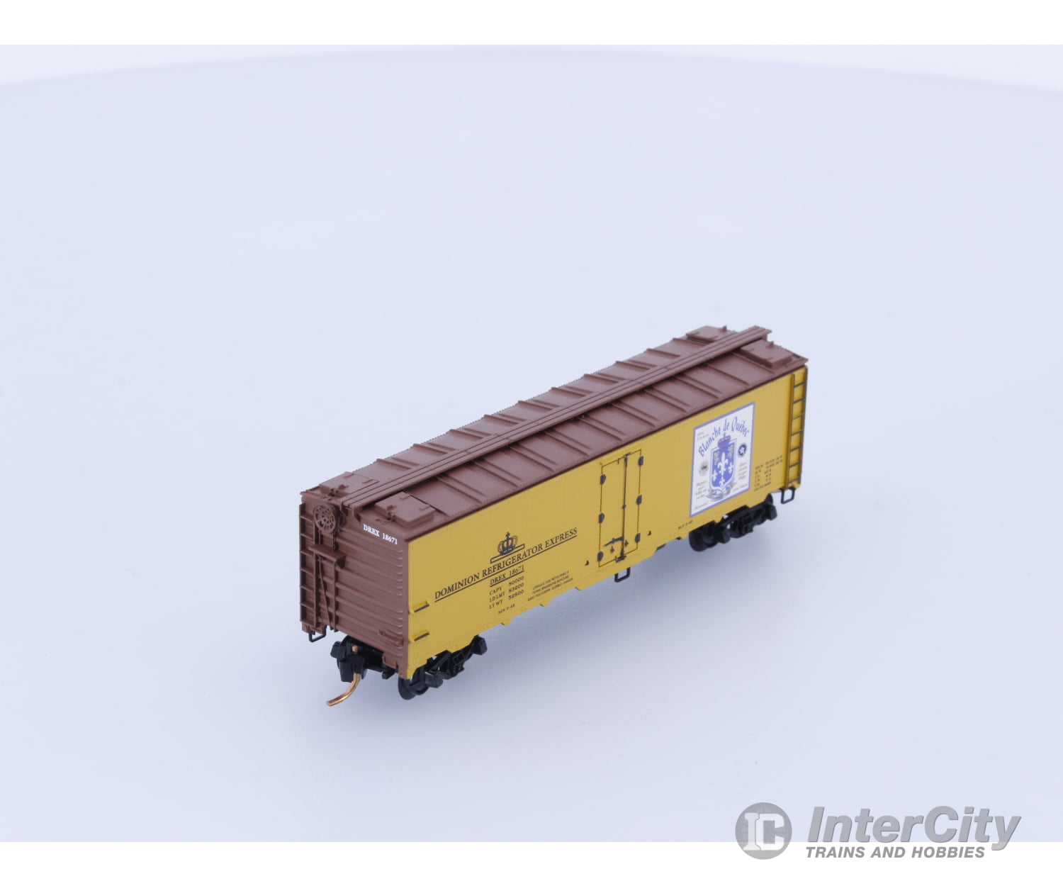 Micro Trains Pns-17 N Dominion Refrigerator Express Blanche De Quebec 18671 (#2) Freight Cars