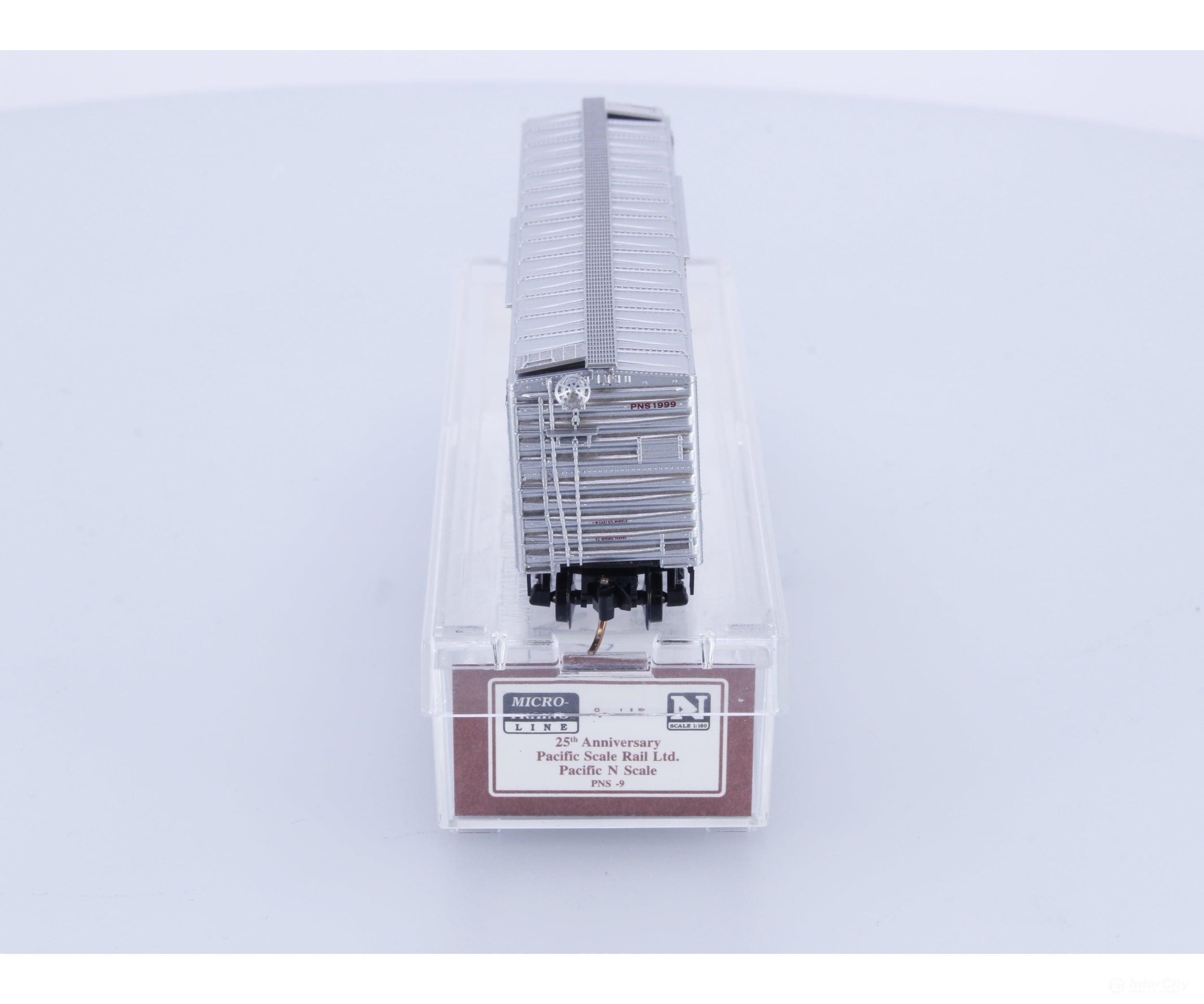 Micro Trains Pns-9 N 25Th Anniversary Pacific Scale Rail 50 Foot Plug Door Boxcar 1999 (#1) Freight
