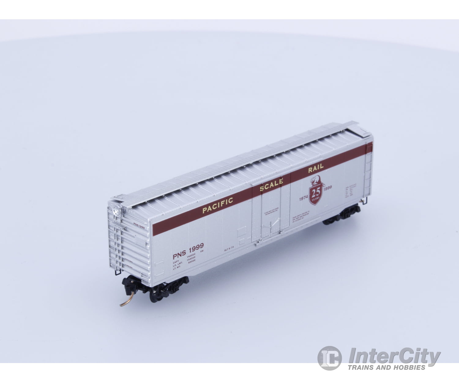 Micro Trains Pns-9 N 25Th Anniversary Pacific Scale Rail 50 Foot Plug Door Boxcar 1999 (#2) Freight