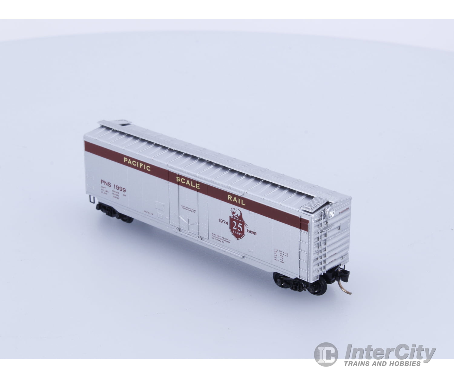 Micro Trains Pns-9 N 25Th Anniversary Pacific Scale Rail 50 Foot Plug Door Boxcar 1999 (#2) Freight