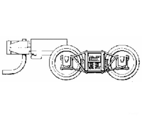 Micro Trains 402001 Arch Bar Trucks - With Magne-Matic Short Extended Couplers 1 Pair &