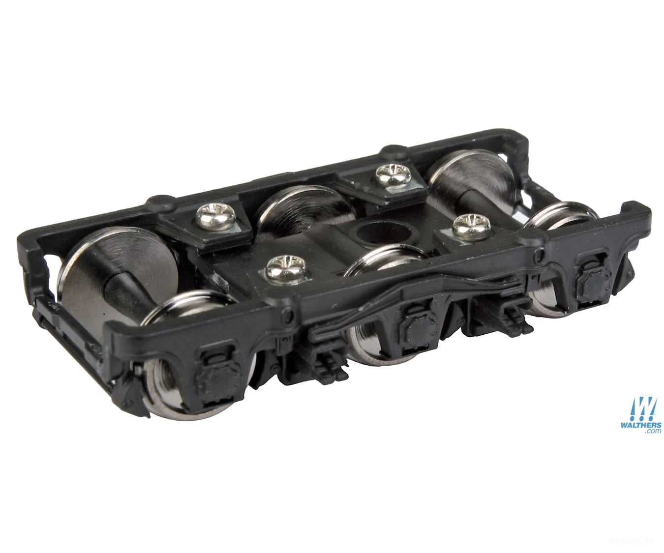 Micro Trains 442091 Passenger Car Trucks - 6-Wheel For Lightweight Cars (Silver) 1 Pair Couplers &