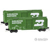 Micro Trains Z 50000781 40 Single-Door Boxcar W/Roof Hatches - Ready To Run -- Burlington Northern