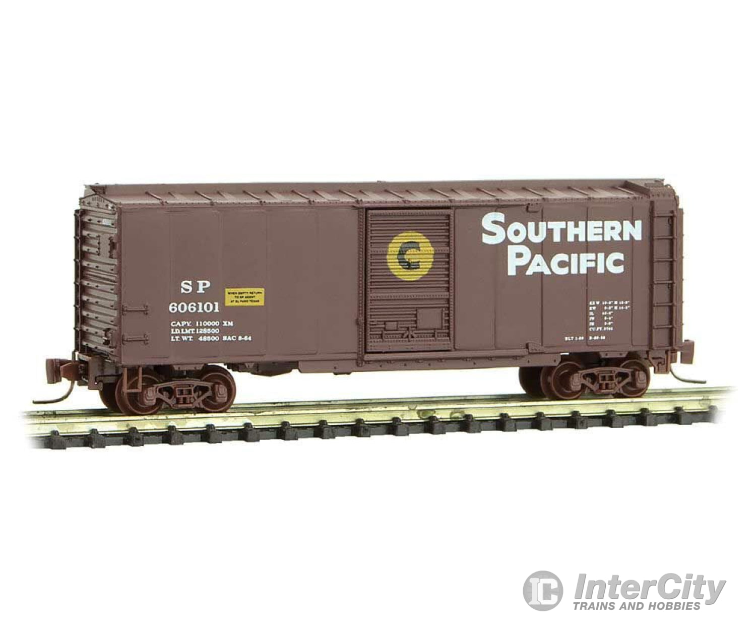 Micro Trains Z 50000991 40 Single-Door Boxcar - Ready To Run -- Southern Pacific 606101 (Boxcar Red