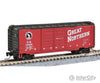 Micro Trains Z 50100132 40 Standard Double Door Boxcar -- Great Northern #15466 (Vermillion Red