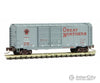 Micro Trains Z 50100240 40 Double-Door Boxcar - Ready To Run -- Great Northern #3345 (Gray Red