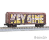 Micro Trains Z 50244060 40 Plug-Door Boxcar - Ready To Run -- Santa Fe #21894 (Weathered Red Key