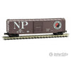 Micro Trains Z 50500351 50 Single-Door Boxcar - Ready To Run -- Northern Pacific #31500 (Boxcar Red