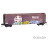 Micro Trains Z 50544310 50 Single-Door Boxcar - Ready To Run -- Santa Fe (Weathered Red White Large