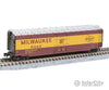 Micro Trains Z 50700431 50 Plug-Door Boxcar - Ready To Run -- Milwaukee Road #2632 (Brown Yellow