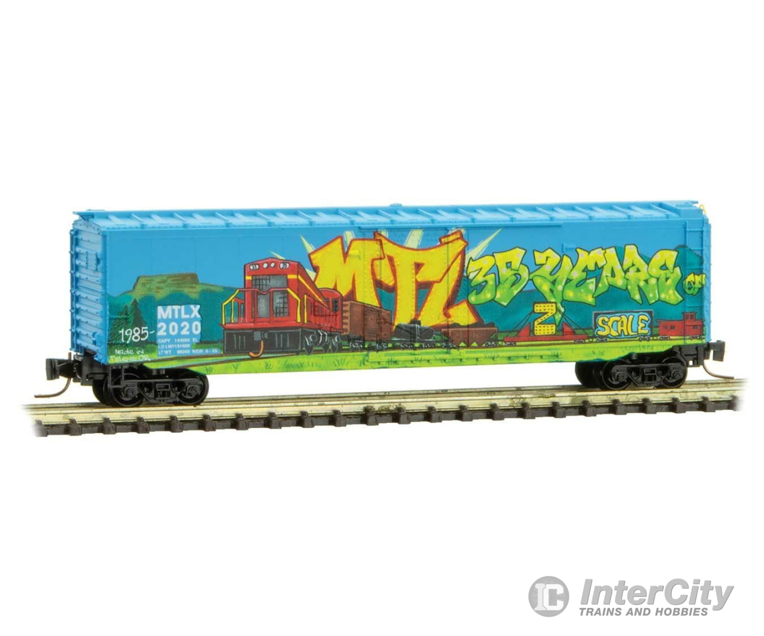 Micro Trains Z 50700520 50 Plug-Door Boxcar - Ready To Run -- Micro-Trains Scale 35Th Anniversary