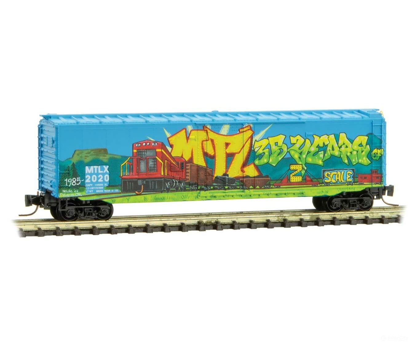 Micro Trains Z 50700520 50 Plug-Door Boxcar - Ready To Run -- Micro-Trains Scale 35Th Anniversary