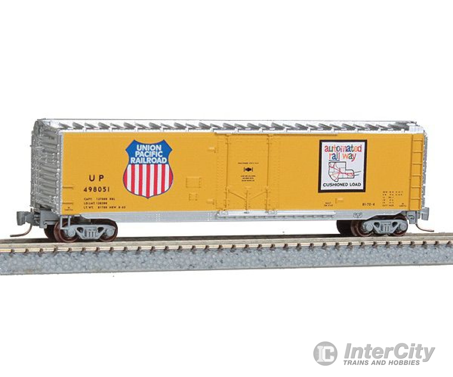 Micro Trains Z 50700560 Micro-Trains Union Pacific 50 Plug-Door Box Car #498051 Freight Cars