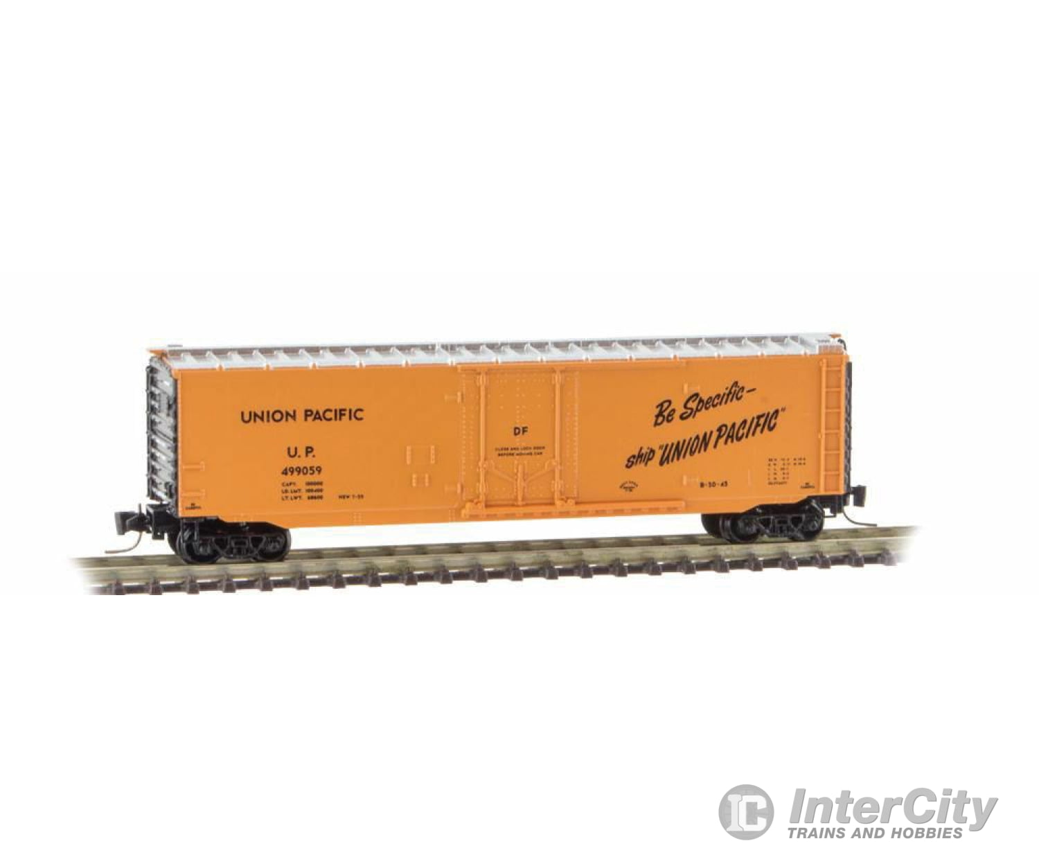 Micro Trains Z 50700632 60 Bulkhead Flatcar W/Load - Ready To Run -- Ttx #804630 (Yellow Black)