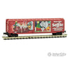 Micro Trains Z 50700670 50 Plug-Door Boxcar - Ready To Run -- Micro-Mouse 2019 Christmas Car (Red