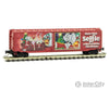 Micro Trains Z 50700670 50 Plug-Door Boxcar - Ready To Run -- Micro-Mouse 2019 Christmas Car (Red