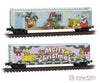 Micro Trains Z 50700710 50 Plug-Door Boxcar - Ready To Run -- 2021 Micro-Mouse Christmas Car Freight