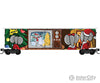 Micro Trains Z 50700750 50’ Plug-Door Boxcar - Ready To Run 2024 Micro-Mouse Christmas W/Tv Door