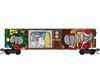 Micro Trains Z 50700750 50’ Plug-Door Boxcar - Ready To Run 2024 Micro-Mouse Christmas W/Tv Door