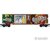 Micro Trains Z 50700750 50’ Plug-Door Boxcar - Ready To Run 2024 Micro-Mouse Christmas W/Tv Door